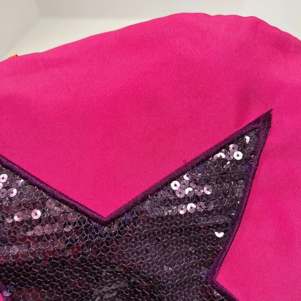 Drawstring bag‎ by Little Missed Matched star and heart sequin for girls